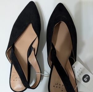 A New Day Black Slingback Flats – Size 8.5 – New with Tags